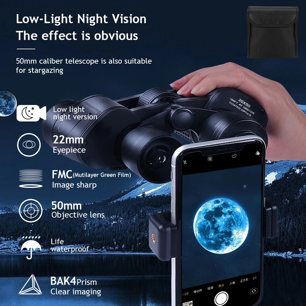 180x100 Zoom Binoculars Professiona lBinoculars