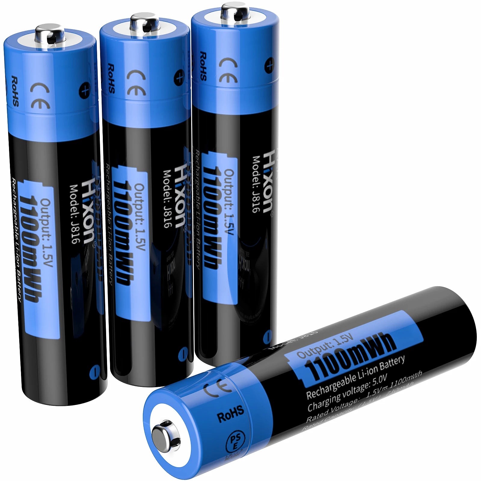 1.5V AA & AAA Lithium Ion Battery
 Rechargeable Battery