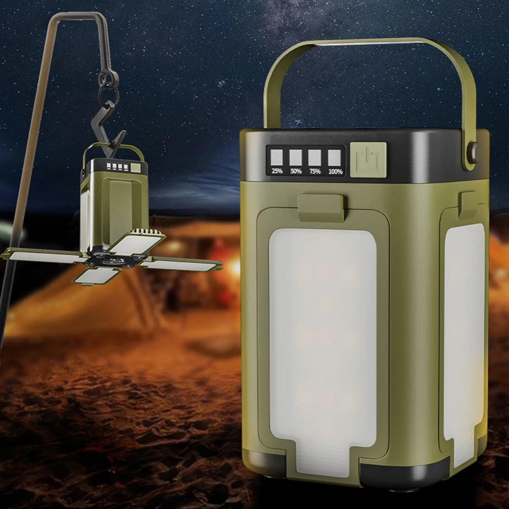 Foldable Camping Light Power Bank Rechargeable