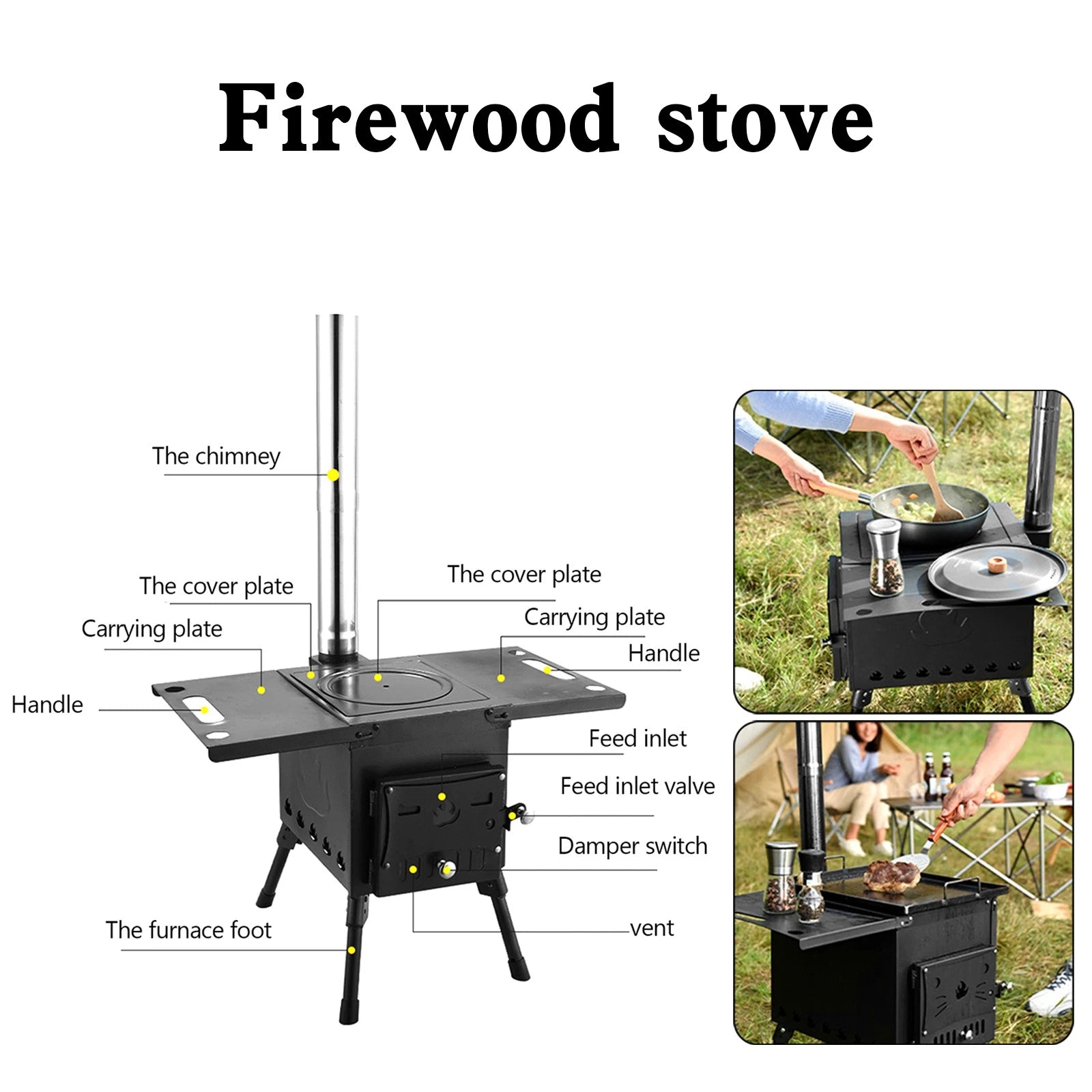Outdoor Portable Camping Wood Stove