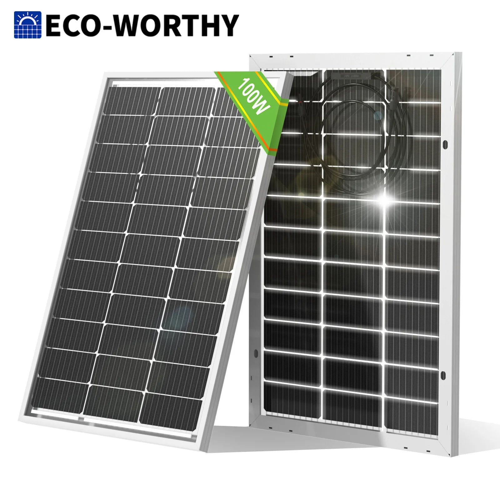 ECO-WORTHY100 Watt 12 Volt Solar Panel