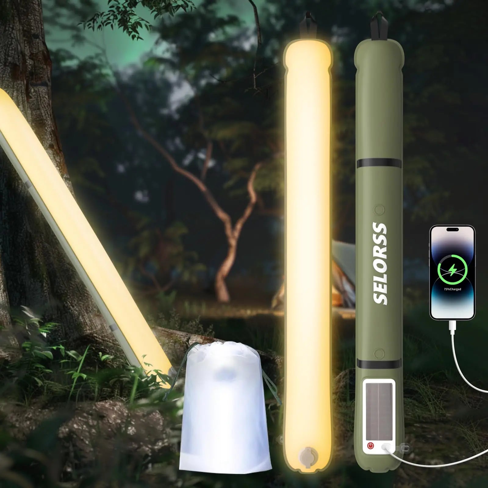 SELORSS Solar Camping Lantern