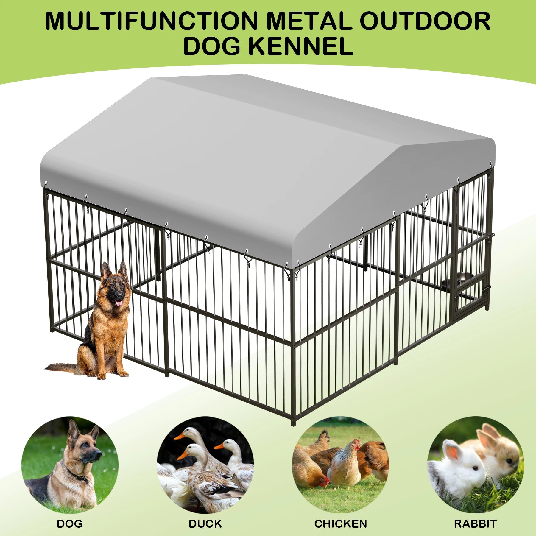 Large Dog Kennel Outside Heavy-Duty