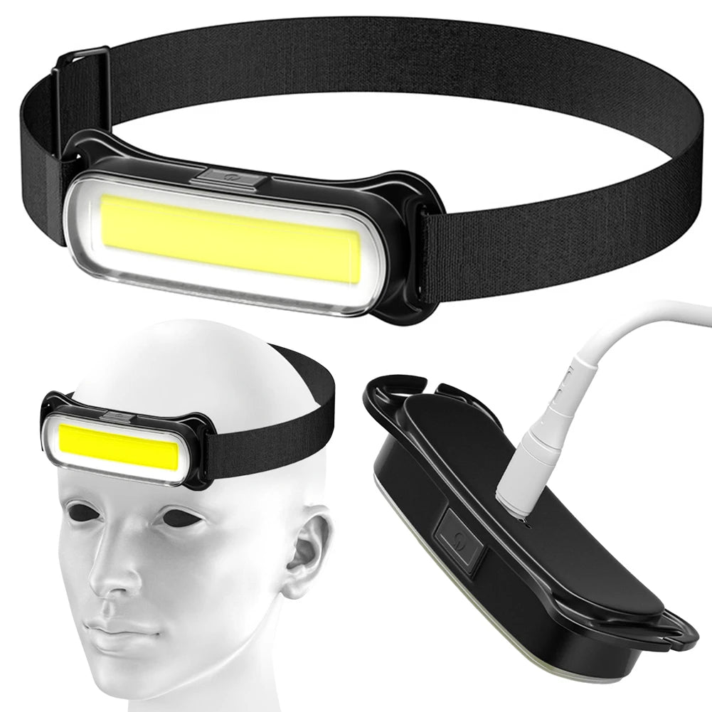 USB Rechargeable LED Headlamp