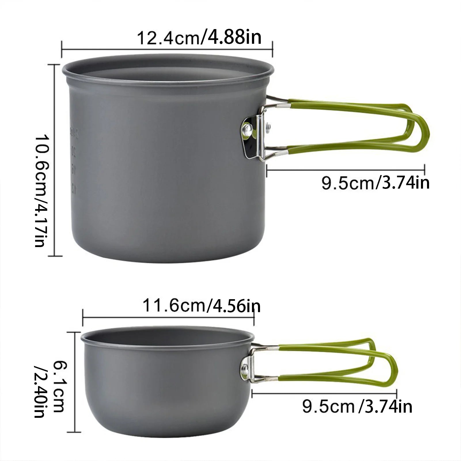 Portable Camping Cookware Set with Utensils