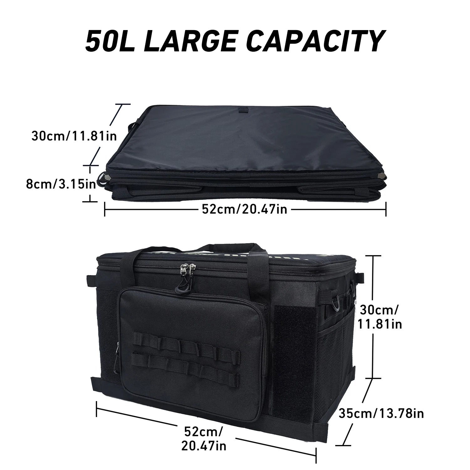 50L Camping Tactical Organizer Folding Large Capacity